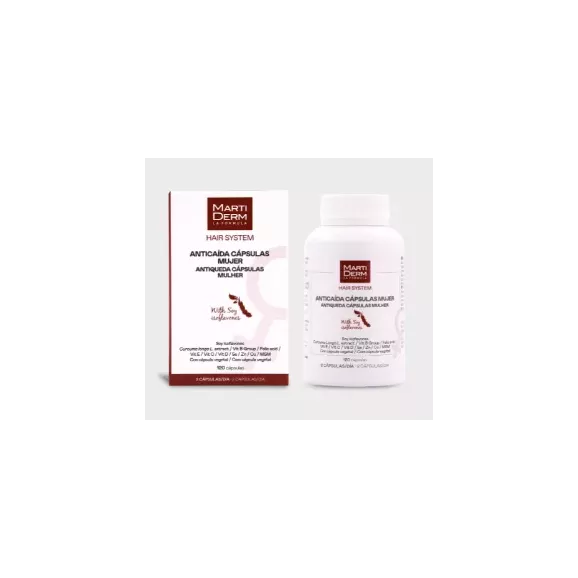 Martiderm Anticaída Capsulas Mujer 120 Cápsulas Martiderm Anticaída Capsulas Mujer 120 Cápsulas