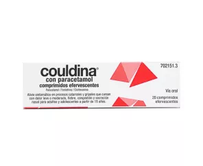 COULDINA CON PARACETAMOL 650 MG/4 MG/10 MG 20 COMPRIMIDOS EFERVESCENTES