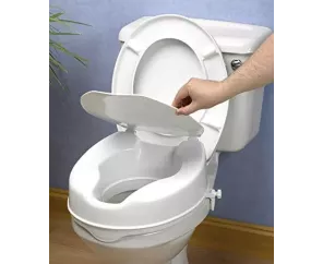 Asiento Elevador Wc 15Cm Con Tapa Ad5090Alux