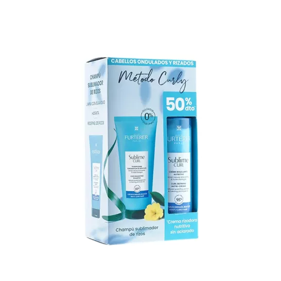PACK SUBLIME CURL CHAMPU SUBLIMADOR + CREMA RIZADORA RENE FURTERER PACK SUBLIME CURL CHAMPU SUBLIMADOR + CREMA RIZADORA RENE FURTERER