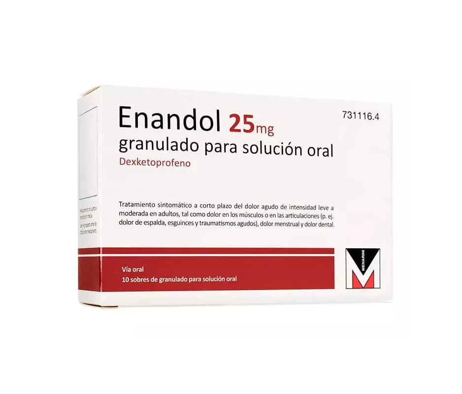 Enandol 25mg 10 Sobres Granulado Solución Oral | Farmacia24hbenimaclet.online