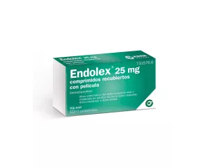 ENDOLEX 25 MG 12 COMPRIMIDOS