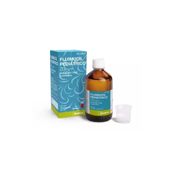FLUIMUCIL PEDIATRICO 20 MG/ML SOLUCION ORAL 1 FRASCO 200 ML