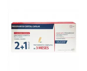 ANACAPS PROGRESSIV DUCRAY 3 ENVASES 30 CAPSULAS