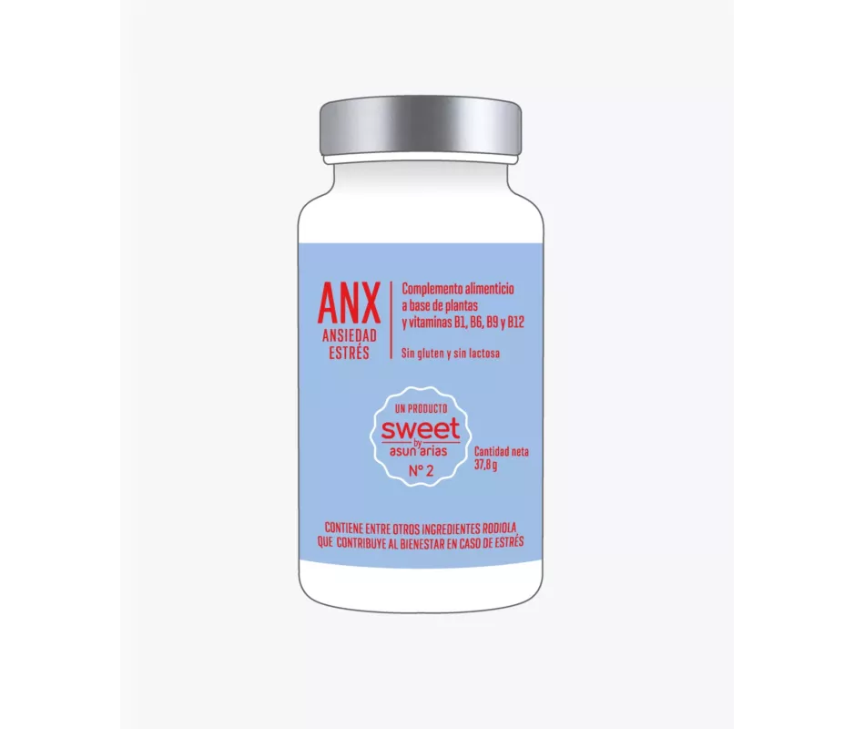 ANX Ansiedad Estrés 60 Cápsulas Sweet By Asun Arias