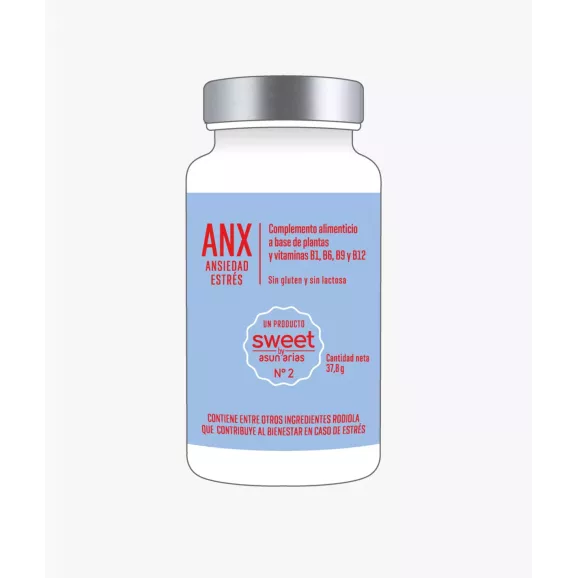ANX Ansiedad Estrés 60 Cápsulas Sweet By Asun Arias ANX Ansiedad Estrés 60 Cápsulas Sweet By Asun Arias