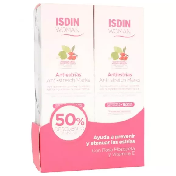 ISDIN Woman Antiestrías 250ml x 2 | Farmacia24hbenimaclet.com