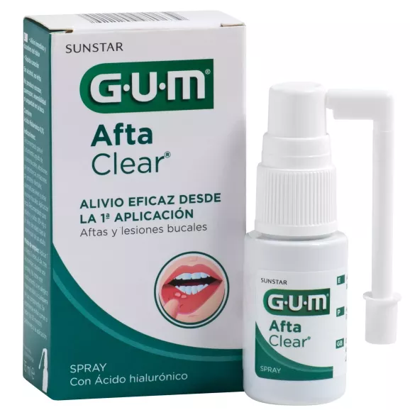 GUM AFTACLEAR SPRAY  1 ENVASE 15 ML