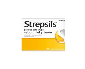 STREPSILS 24 PASTILLAS PARA CHUPAR (SABOR MIEL Y LIMON)