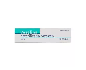 VASELINA ESTERILIZADA PURA ORRAVAN POMADA 1 TUBO 32 G