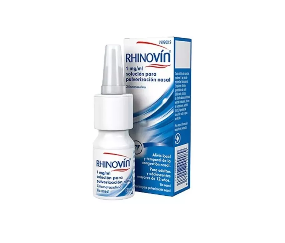 RHINOVIN 1 MG/ML SOLUCION PARA PULVERIZACION NASAL 1 FRASCO 10 ML