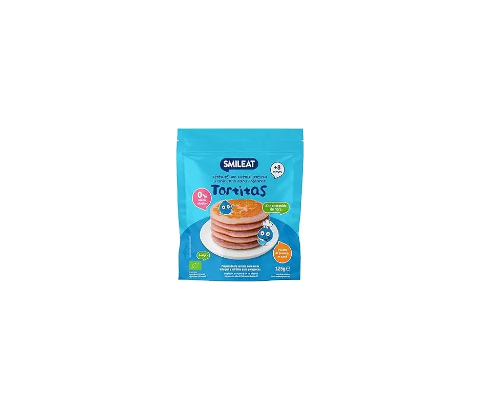 TORTITAS CEREALES AVENA Y ARANDANOS 125G SMILEAT