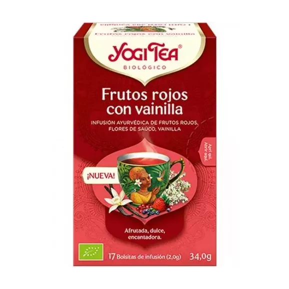 FRUTOS ROJOS 17 BOLSITAS 34G YOGI TEA