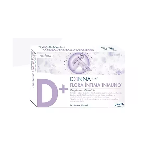 DONNA PLUS FLORA INTIMA INMUNO 14 CAPSULAS ORDESA