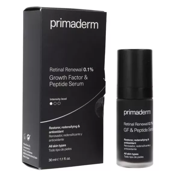 RETINAL RENEW 0,1% GROWTH FACTOR & PEPTIDE SERUM 30ML PRIMADERM RETINAL RENEW 0,1% GROWTH FACTOR & PEPTIDE SERUM 30ML PRIMADERM