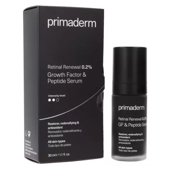 RETINAL RENEW 0,2% GROWTH FACTOR & PEPTIDE SERUM 30ML PRIMADERM RETINAL RENEW 0,2% GROWTH FACTOR & PEPTIDE SERUM 30ML PRIMADERM