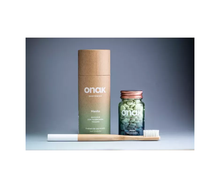 ONAK DENTIFRICO  540 UNIDADES SABOR MENTA RECARGA