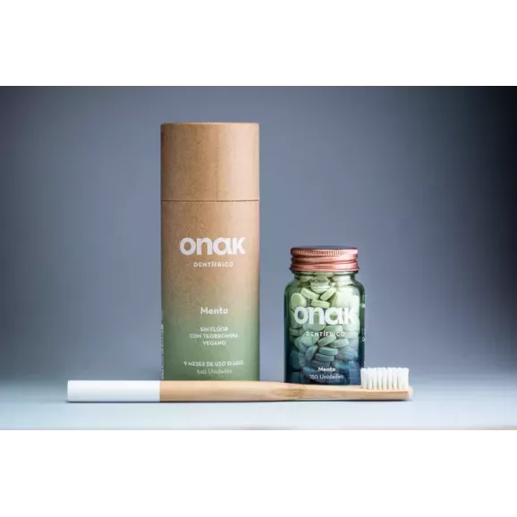 ONAK DENTIFRICO  540 UNIDADES SABOR MENTA RECARGA