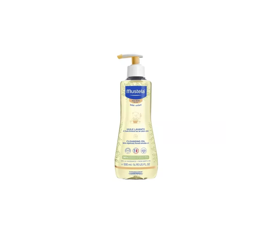MUSTELA ACEITE DE BAÑO Y DUCHA PIEL SECA  1 ENVASE 500 ML