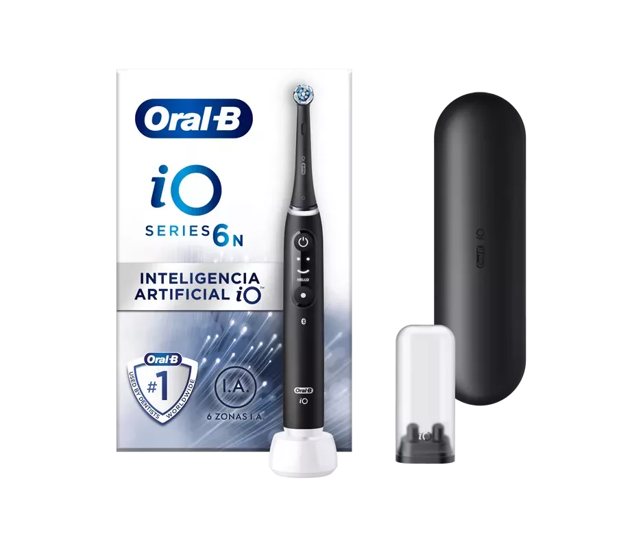 CEPILLO DENTAL ELECTRICO ORAL-B LIMPIEZA PROFESIONAL IO 6 COLOR NEGRO