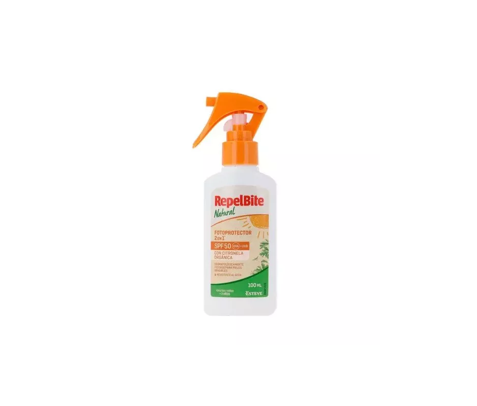 Repelbite Natural Fotoprotector SPF 50 100 ml | Farmacia24hbenimaclet.com