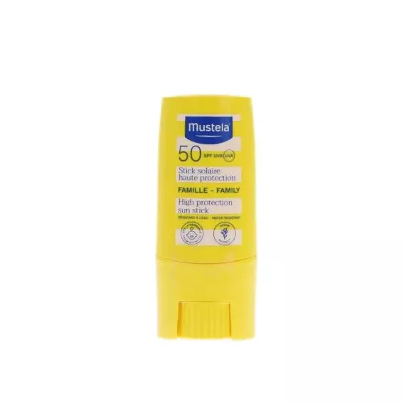 MUSTELA STICK SOLAR ALTA PROTECCION SPF 50 1 STICK 9 ML MUSTELA STICK SOLAR ALTA PROTECCION SPF 50 1 STICK 9 ML