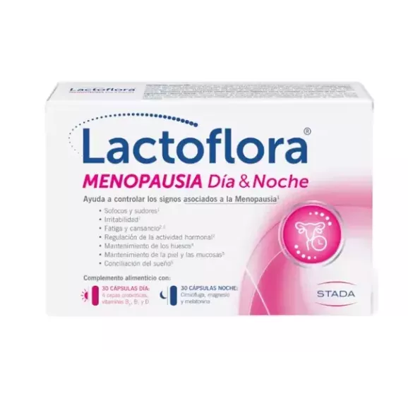 LACTOFLORA MENOPAUSIA DIA 6 NOCHE 30 CAPSULAS LACTOFLORA MENOPAUSIA DIA 6 NOCHE 30 CAPSULAS