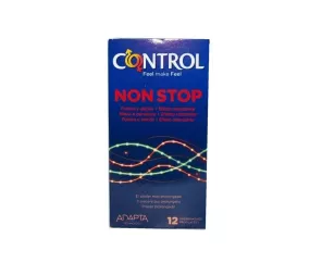 CONTROL NON STOP DOTS AND LINES PRESERVATIVOS 12 UNIDADES