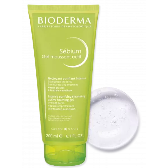SEBIUM GEL MOUSSANT ACTIF BIODERMA 1 ENVASE 75 ML SEBIUM GEL MOUSSANT ACTIF BIODERMA 1 ENVASE 75 ML
