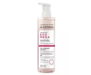 A-DERMA EXOMEGA FACIAL GEL LIMPIADOR CALMANTE  1 ENVASE 200 ML