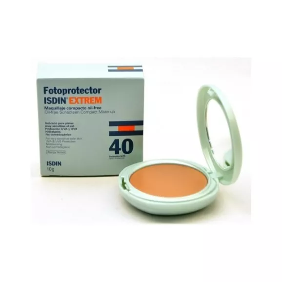 FOTOPROTECTOR ISDIN COMPACT SPF 50+ MAQUILLAJE COMPACTO OIL-FREE 1 ENVASE 10 G COLOR ARENA
