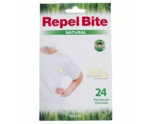 Repel Bite Natural Parches Ropa C/ Citronella 24 Aplicaciones