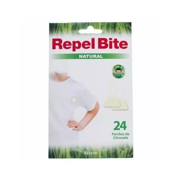 Repel Bite Natural Parches Ropa C/ Citronella 24 Aplicaciones Repel Bite Natural Parches Ropa C/ Citronella 24 Aplicaciones