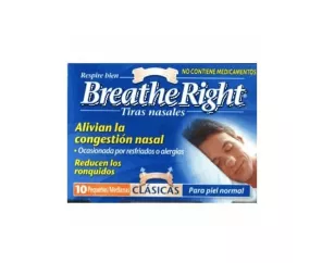 BREATHE RIGHT CLASICAS TIRA ADH NASAL 10 UNIDADES TALLA PEQUEÑA-MEDIANA