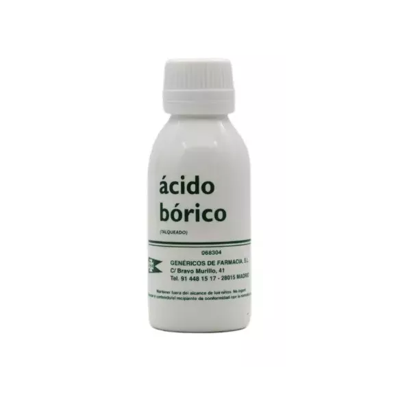 Ácido Bórico Polvo Talqueado de 100 g | Tufarma