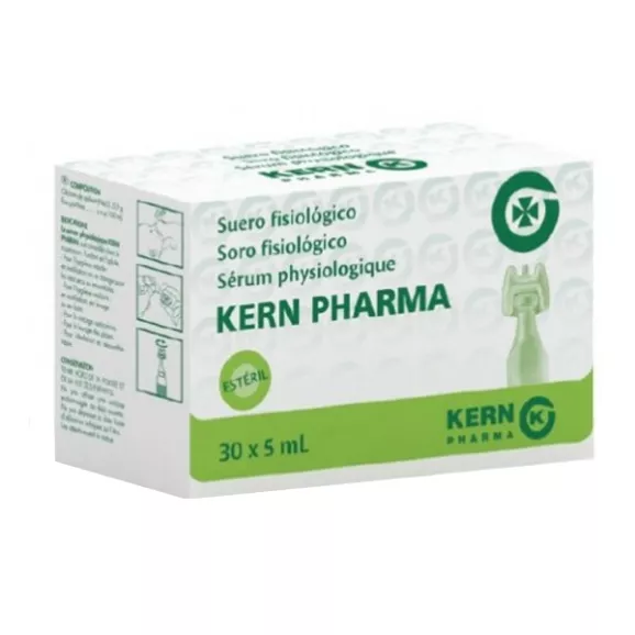 KERN PHARMA SUERO FISIOLOGICO  30 UNIDADES 5 ML