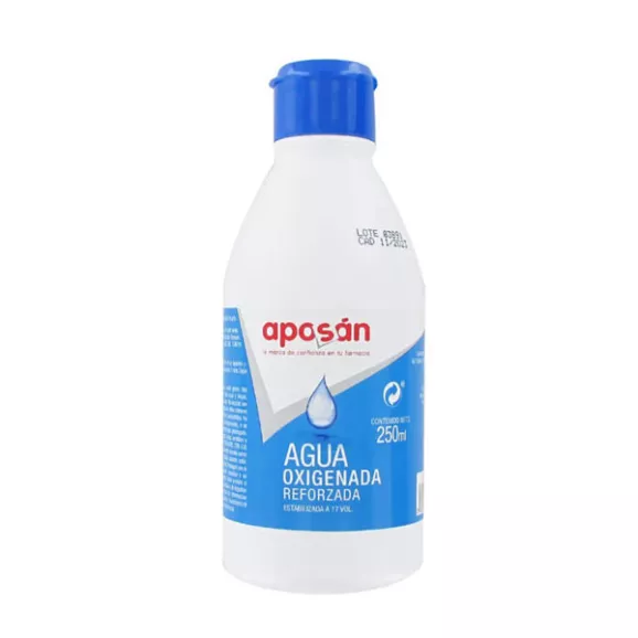 AGUA OXIGENADA APOSAN 4,9% 1 FRASCO 250 ML
