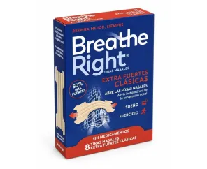 Breathe Right Extra Fuertes 8 Uds | Farmacia Benimaclet