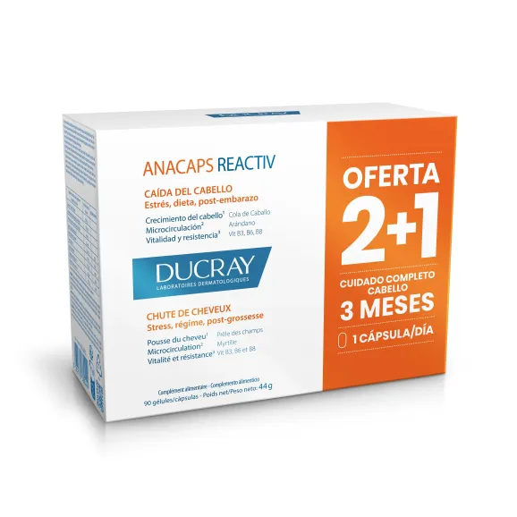Anacaps Reactiv Ducray para Caída del Cabello | Farmacia24hbenimaclet