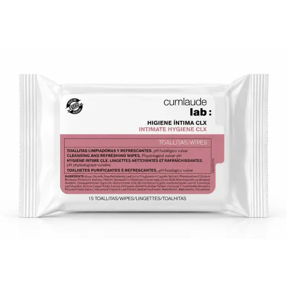 Cumlaude CLX Toallitas Íntimas 15 Uds. | Farmacia Benimaclet