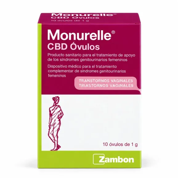 Monurelle CBD Óvulos 10 Unidades 1g | Farmacia Benimaclet