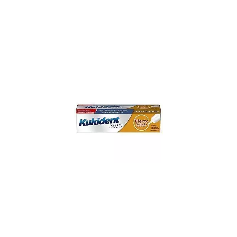 Kukident Pro Plus (Efecto Sellado) Crema Adh Protesis Dental 40 G