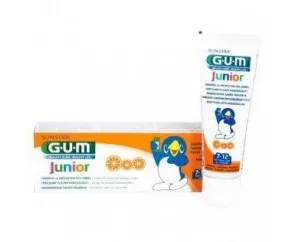 Gum Junior Pasta Dental 1 Envase 50 Ml Sabor Naranja
