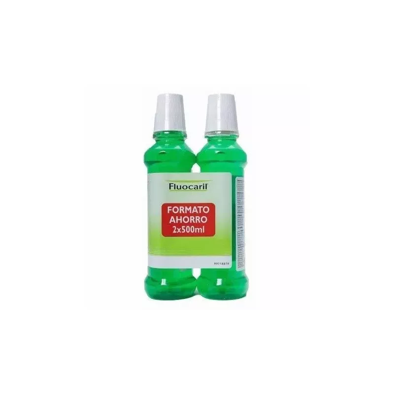 Fluocaril Bi-Fluore Colutorio Con Fluor 2 Envases 500 Ml Pack