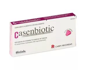 Casenbiotic Comprimidos Sabor Fresa - Comprar Online | Farmacia24hbenimaclet.com